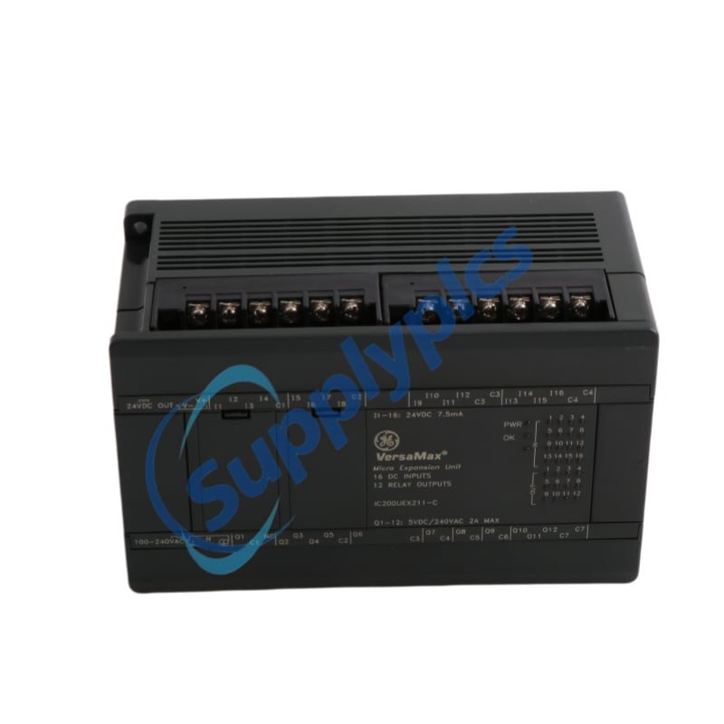 Unit Ekspansi GE VersaMax Micro PLC IC200UEX211 Asli dan Baru
