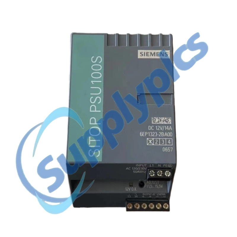 Siemens-ის 6EP1323-2BA00 SITOP PSU100S ძაბვის მომარაგების ბლოკი