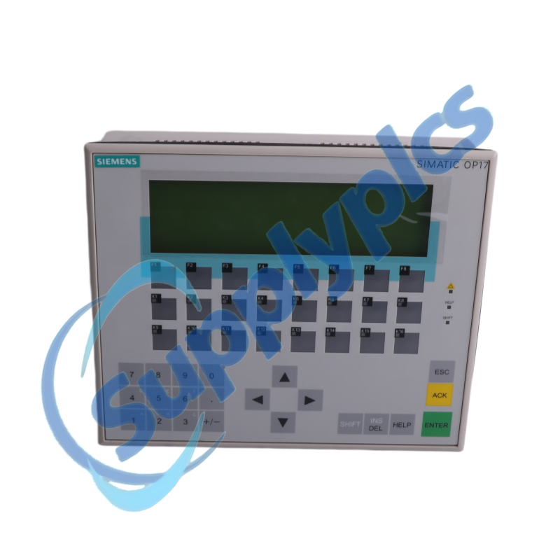 Siemens 6AV3617-1JC30-0AX1 OP17/DP-12 MBaud Operator Panel
