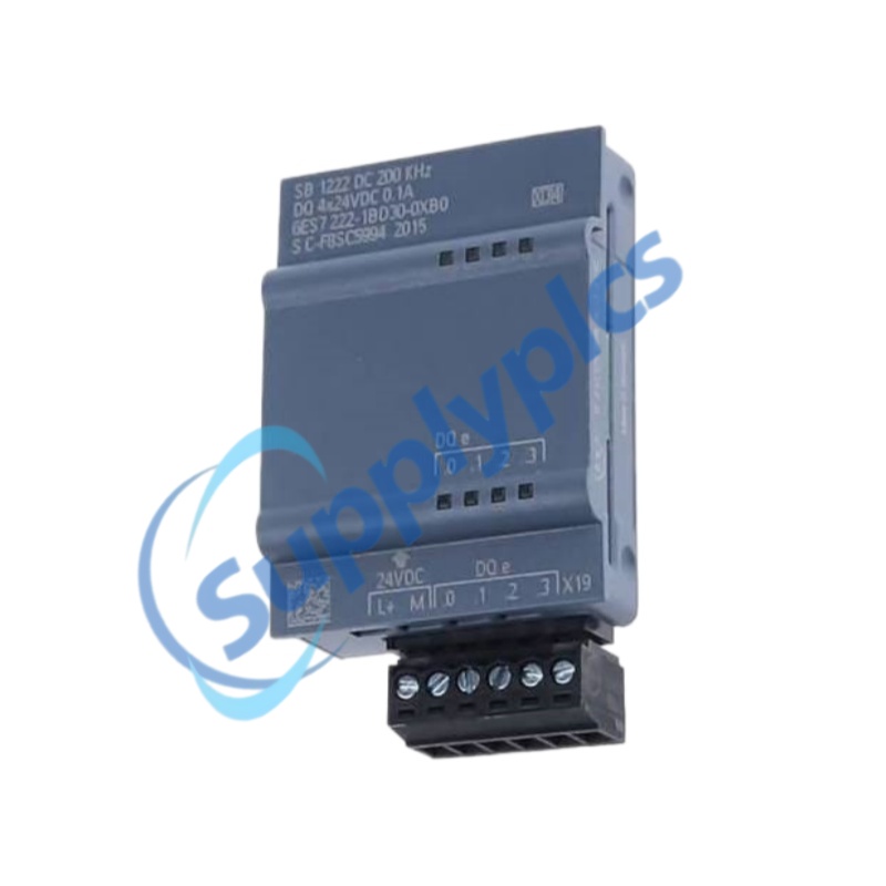 Siemens SIMATIC S7-1200 6ES7222-1BD30-0XB0 Digital Output SB 1222 4 DQ 24 V DC 200 kHz