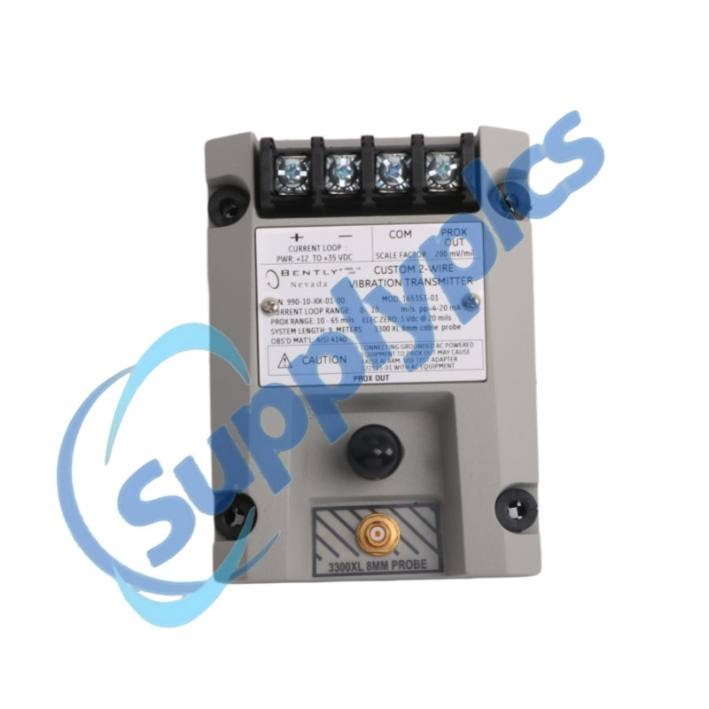 Bently Nevada 990-10-XX-01-00 MOD:165353-01 Pemancar Getaran