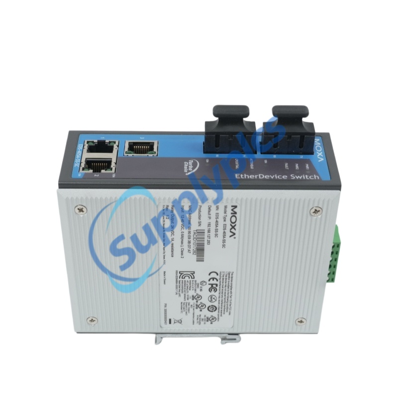 MOXA 5-port entry-level managed Ethernet switches EDS-405A-SS-SC Ready For Ship