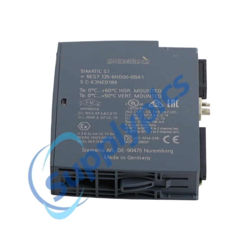 SIEMENS SIMATIC ET 200SP 6ES7135-6HD00-0BA1 AQ 4xU/I Standard Analog Output Module | Original New