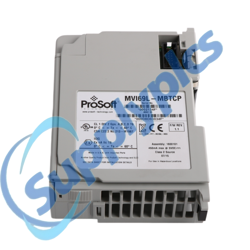 ProSoft MVI69L-MBTCP Modbus TCP/IP®ライト通信モジュール