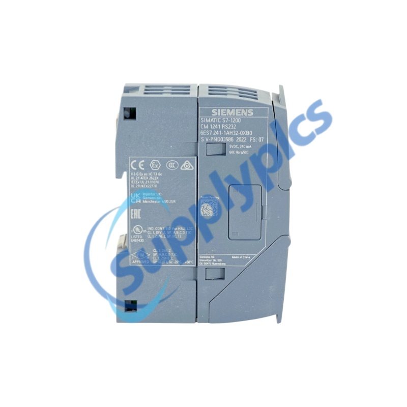 SIEMENS SIMATIC S7-1200 6ES7241-1AH32-0XB0 CM 1241 RS232 Communication Module