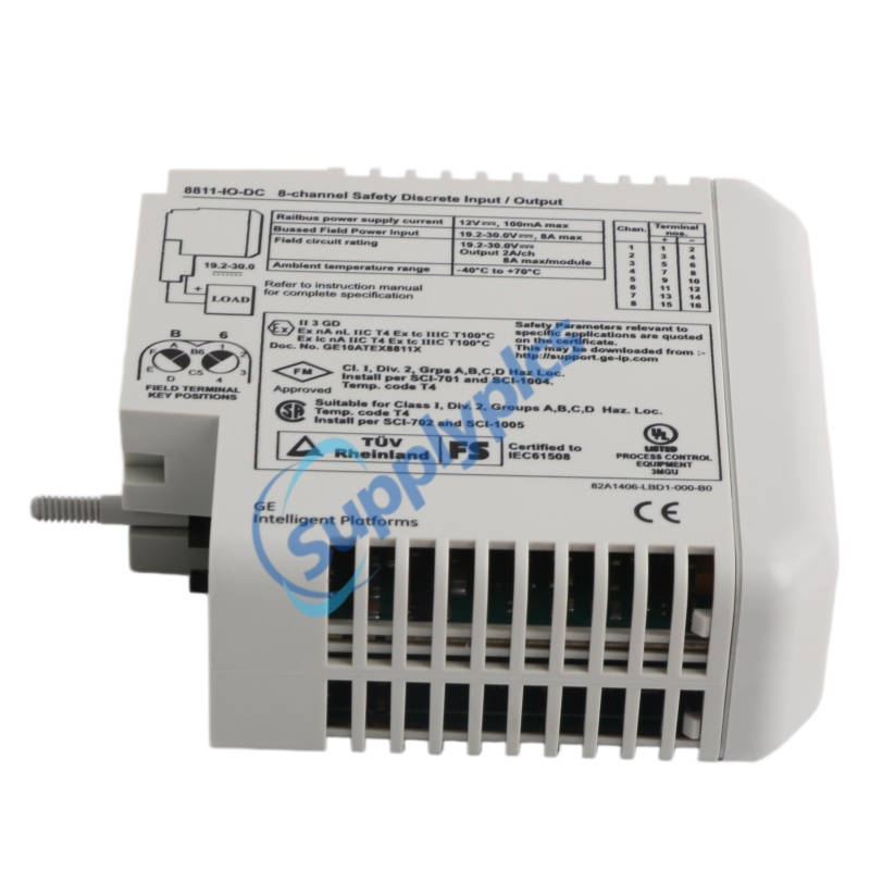 GE SafetyNet Ayrık Giriş/Çıxış Modulu 8811-IO-DC-01 Göndərməyə Hazırdır