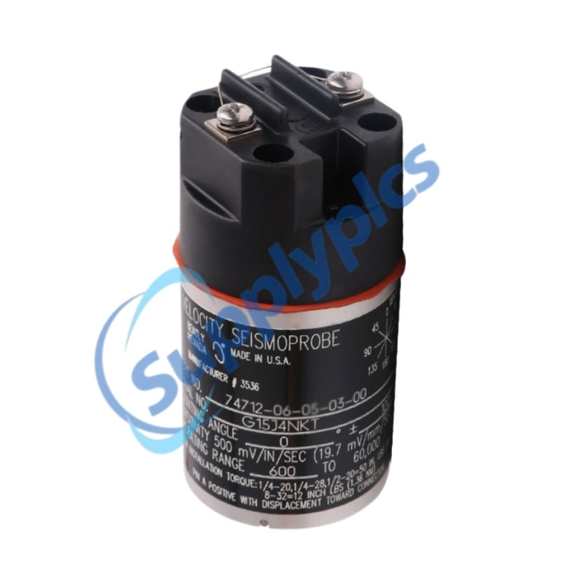 Bently Nevada 74712 74712-03-11-02-00 High-Temperature Two-wire Seismoprobe Velocity Transducer