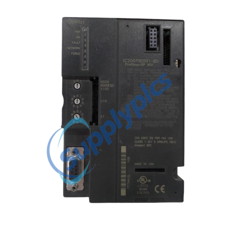 GE VersaMax PLC Profibus-DP Network Interface Module IC200PBI001 In stock