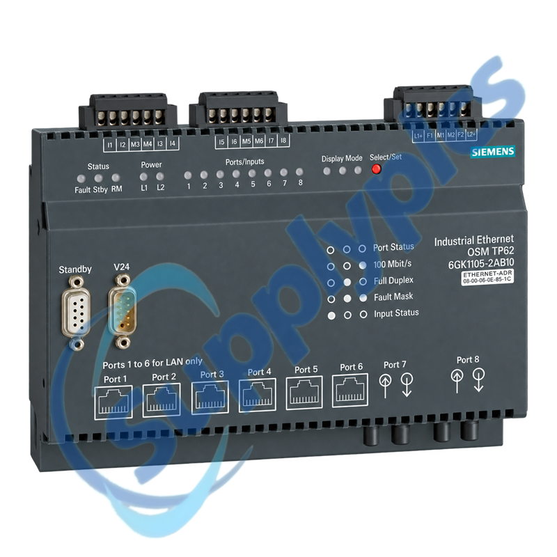 Siemens 6GK1105-2AB10 SIMATIC NET OSM TP62 Optical Switch