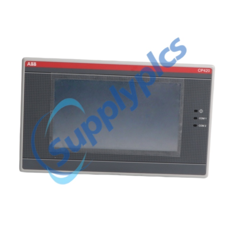 ABB CP420B 1SBP260182R1001 CP400 コントロールパネル、4.7インチタッチスクリーン、16段階の青色表示、在庫あり