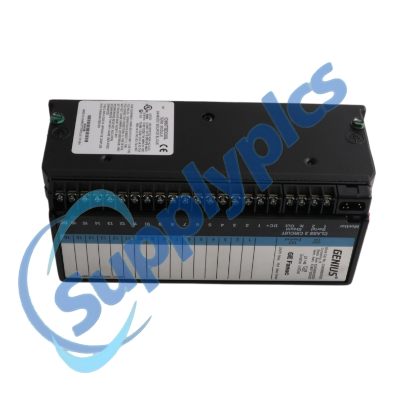 GE Fanuc IC660BBD022 Genius Discrete I/O Block 24VDC 16-Point Source Module