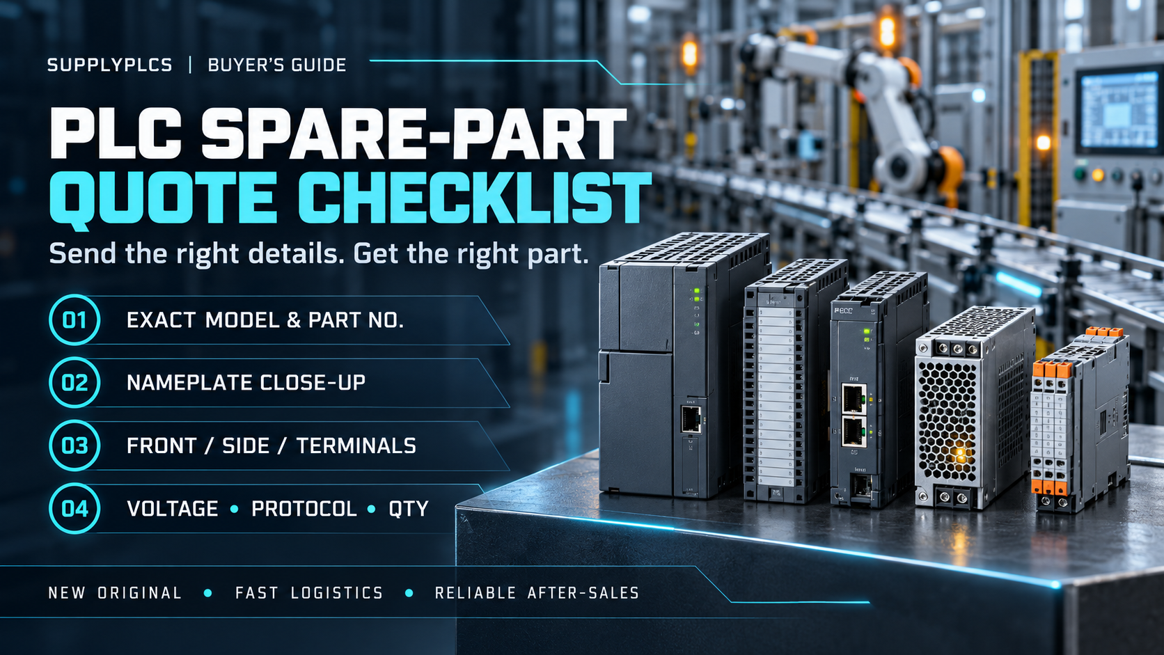 Requesting a PLC Spare-Part Quote: Which Details and Photos Should You Send?
