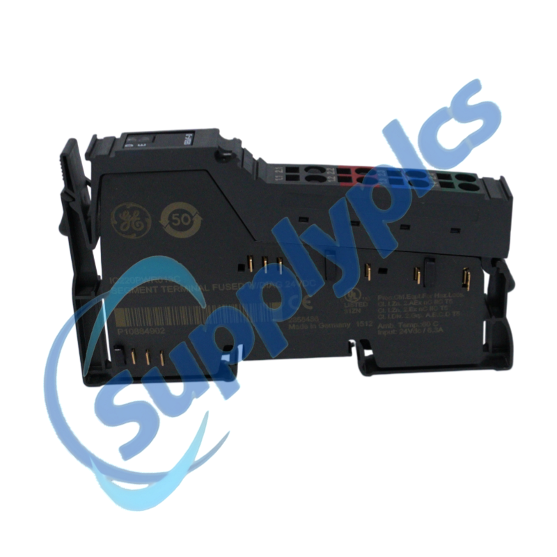 General Electric IC220PWR013 Segment Terminal Fused with Diagnostics 24 VDC