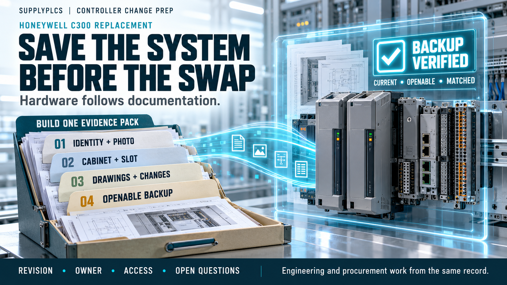 Honeywell C300 Replacement: Which Backups and System Details Should You Collect?