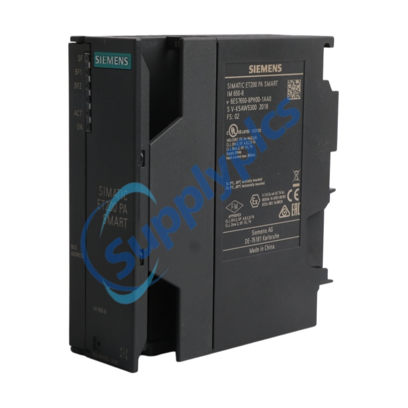 Siemens 6ES7650-8PH00-1AA0 ET 200PA SMART-Schnittstelle IM 650-8PH, original, neu