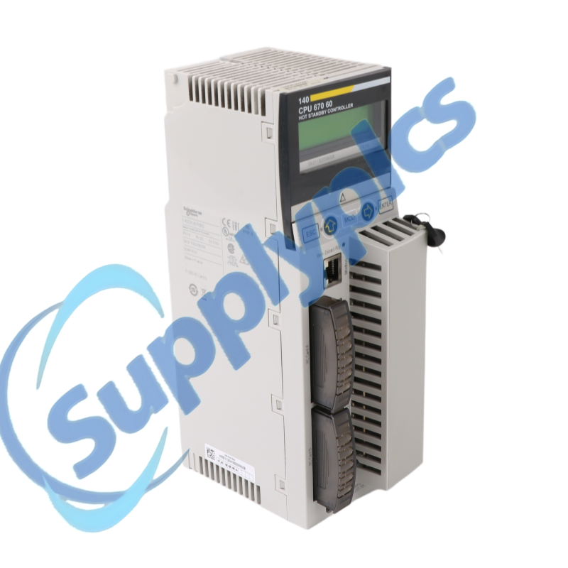 Schneider Electric 140CPU67060 Unity Hot Standby Processor with Multimode Ethernet