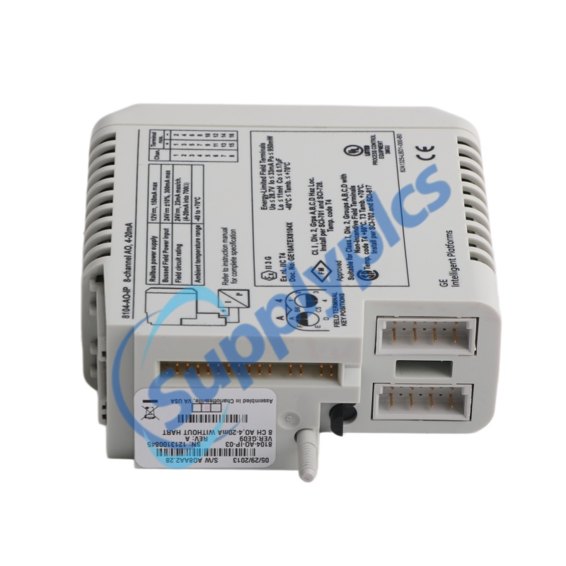 GE Uscita analogica a 8 canali 8104-AO-IP Originale e nuovo