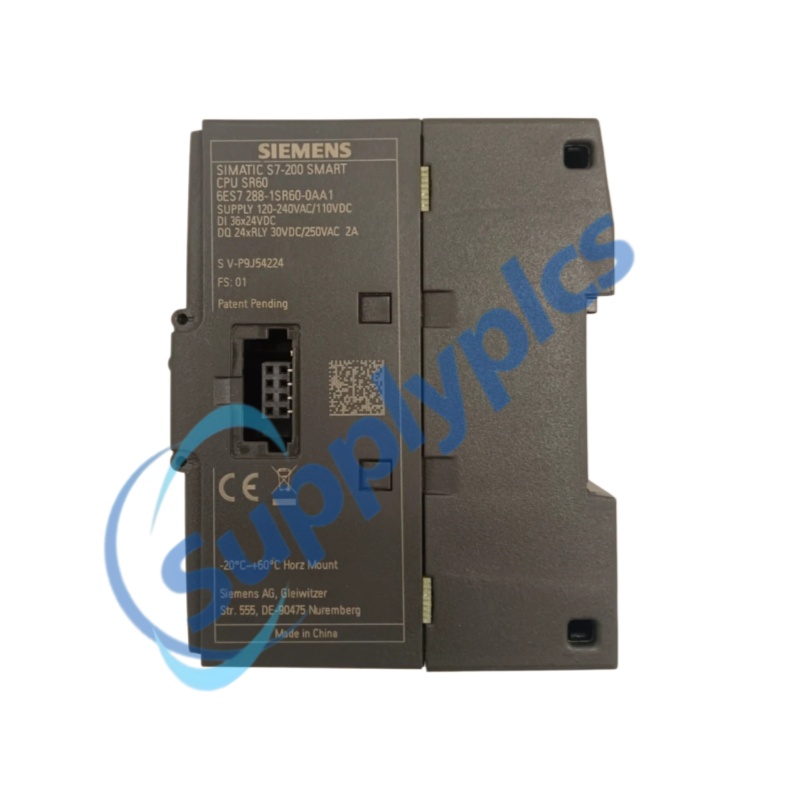 SIEMENS SIMATIC S7-200 SMART 6ES7288-1SR60-0AA1 CPU SR60 AC/DC/Relay | Original New