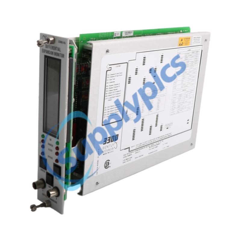 Bently Nevada 3300/45 Dual Differential Expansion Monitor In stock