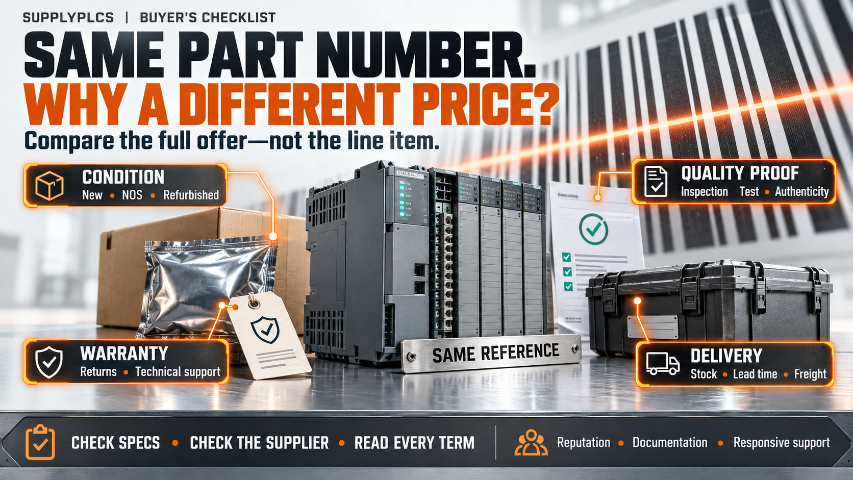 Why Do Prices Differ for the Same PLC Part Number? A Buyers Checklist