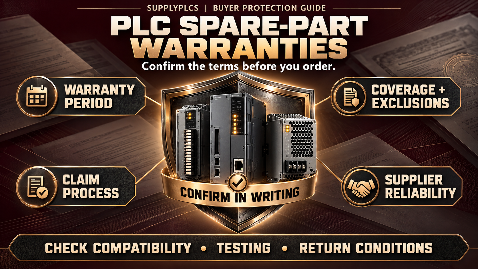 PLC Spare-Part Warranties: What to Confirm Before Placing an Order