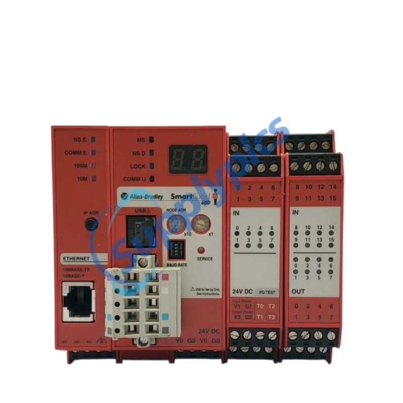 Rialaitheoirí Allen Bradley SmartGuard 600 1752 L24BBBE i stoc