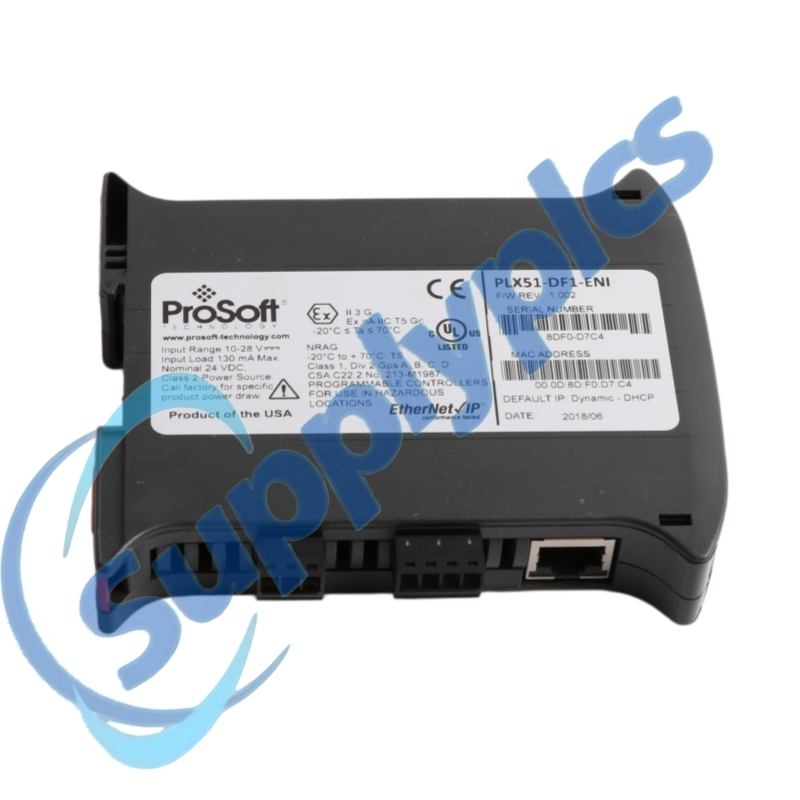 ProSoft PLX51-DF1-ENI DF1からEtherNet/IP™ルーター