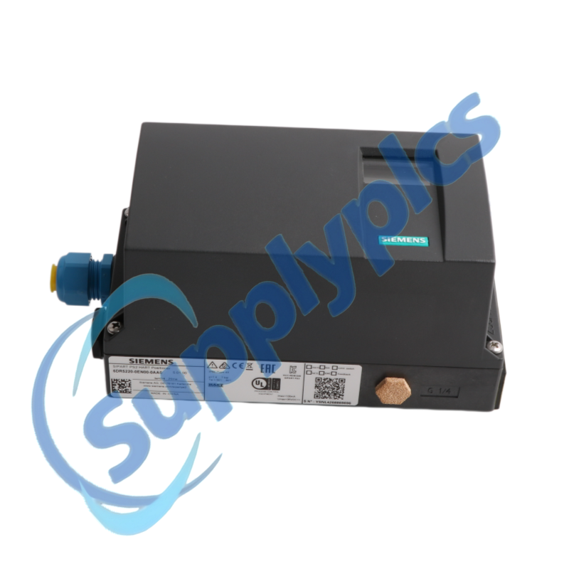 Siemens 6DR5220-0EN00-0AA0 SIPART PS2 Smart Electropneumatic Positioner