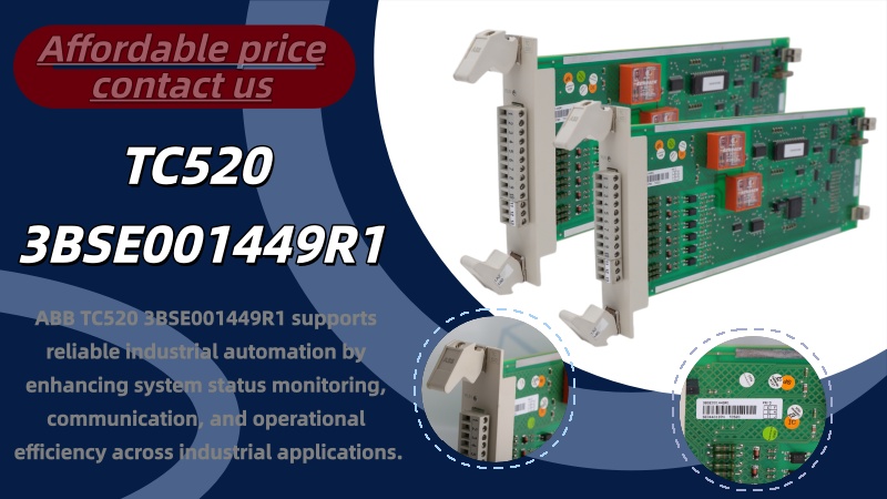 How ABB TC520 3BSE001449R1 Supports Reliable Industrial Automation