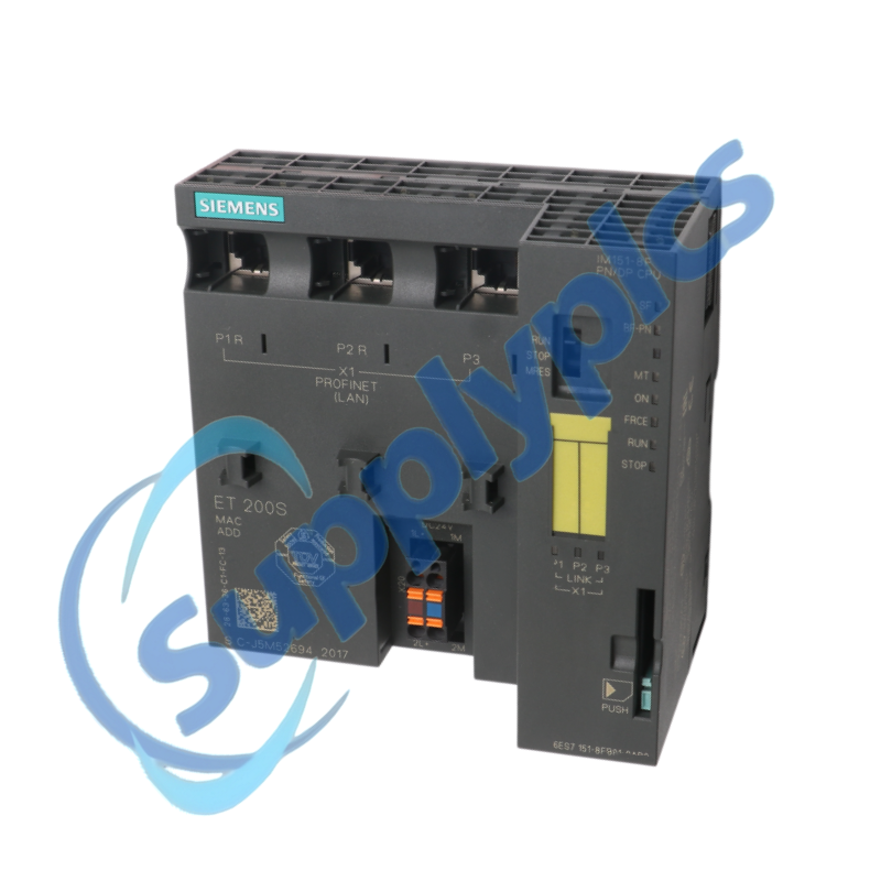 Siemens 6ES7151-8FB00-0AB0 ET 200S IM151-8F PN/DP Fail-safe CPU Interface Module