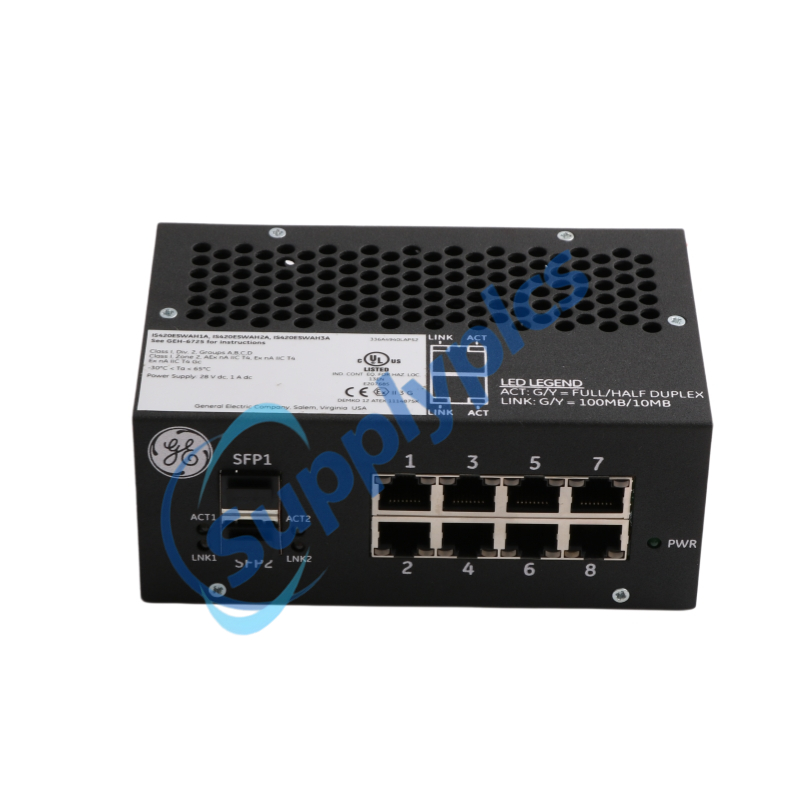 GE Mark VIe IONet Ethernet Switch IS420ESWAH3A In stock