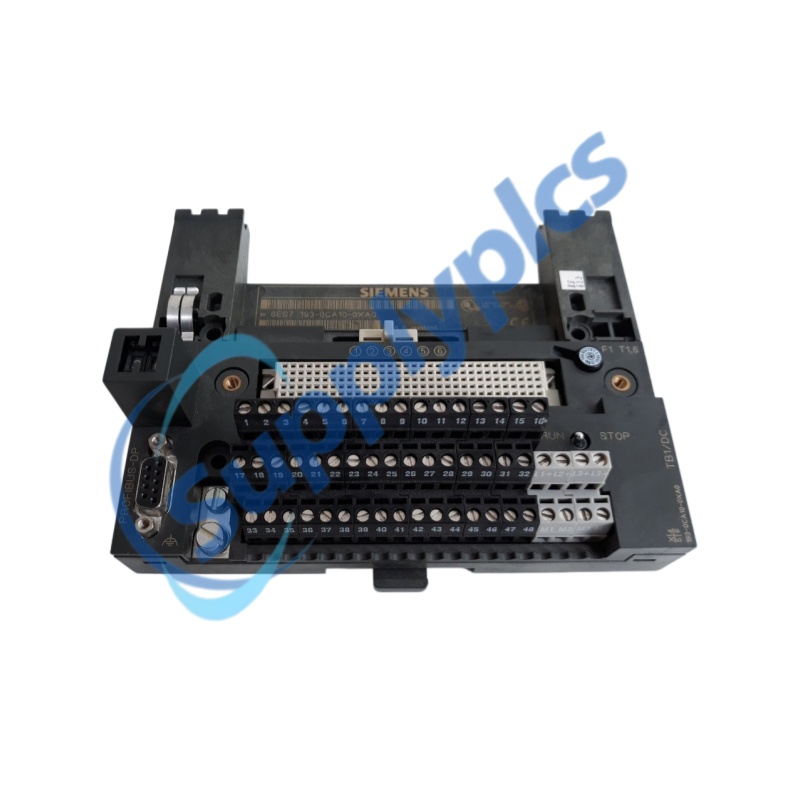 Siemens 6ES7193-0CA10-0XA0 SIMATIC ET 200B TB1/DC terminal block In stock