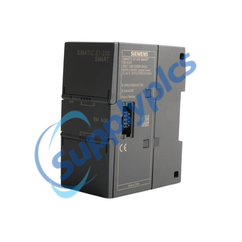 Siemens SIMATIC S7-200 SMART 6ES7288-3AE04-0AA0 Analog Input SM AI04 4 AI Multi-range 12-bit ADC