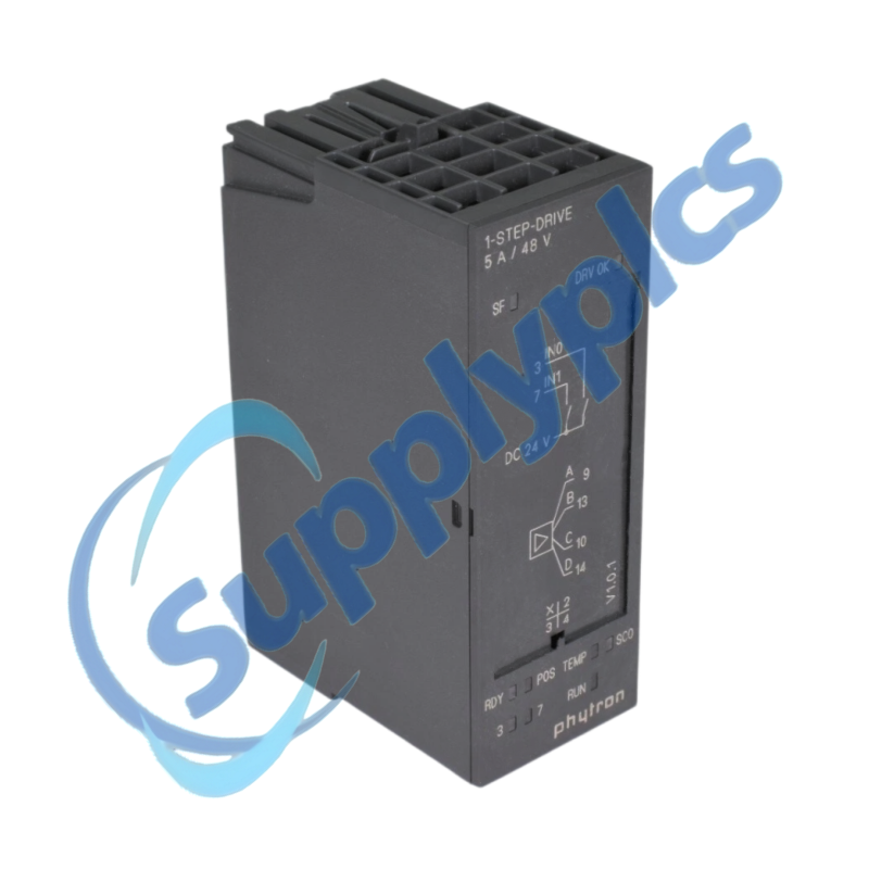 Phytron 1-STEP-DRIVE-5A-48V Stepper Motor Control Module for Siemens SIMATIC ET 200S