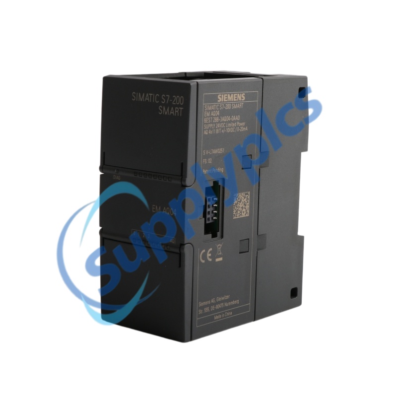 Siemens SIMATIC S7-200 SMART 6ES7288-3AQ04-0AA0 Analog Output SM AQ04 4 AO +/-10 V or 4-20 mA 11-bit