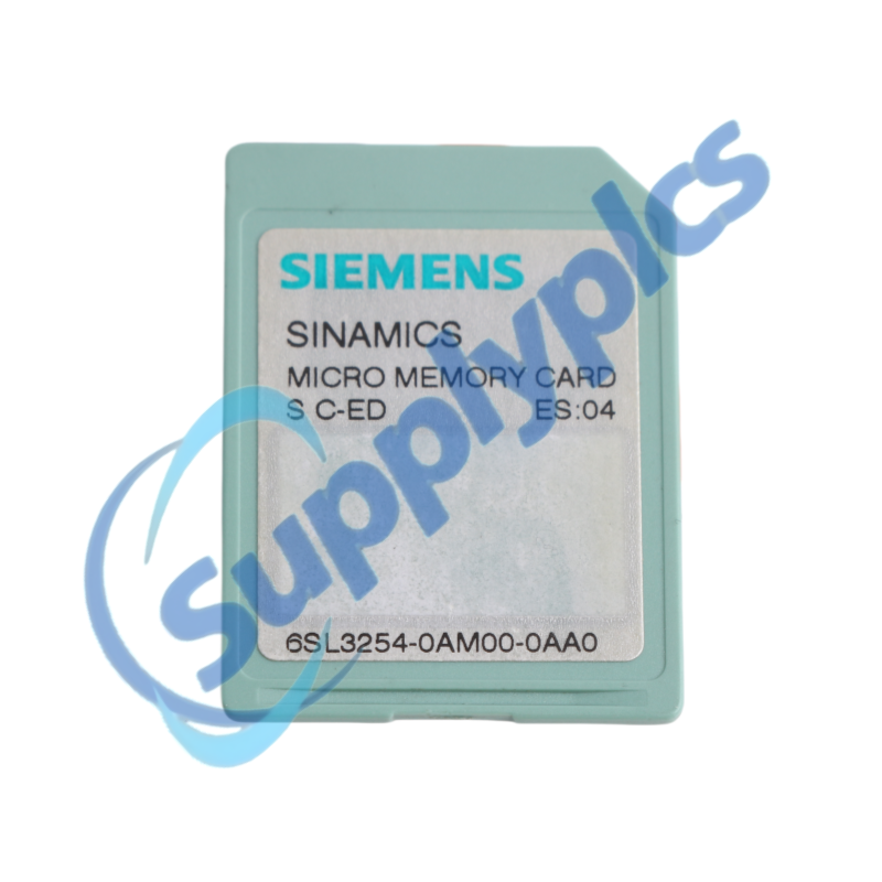 Siemens 6SL3254-0AM00-0AA0 SINAMICS G 64 MB MMC Parameter Memory Card