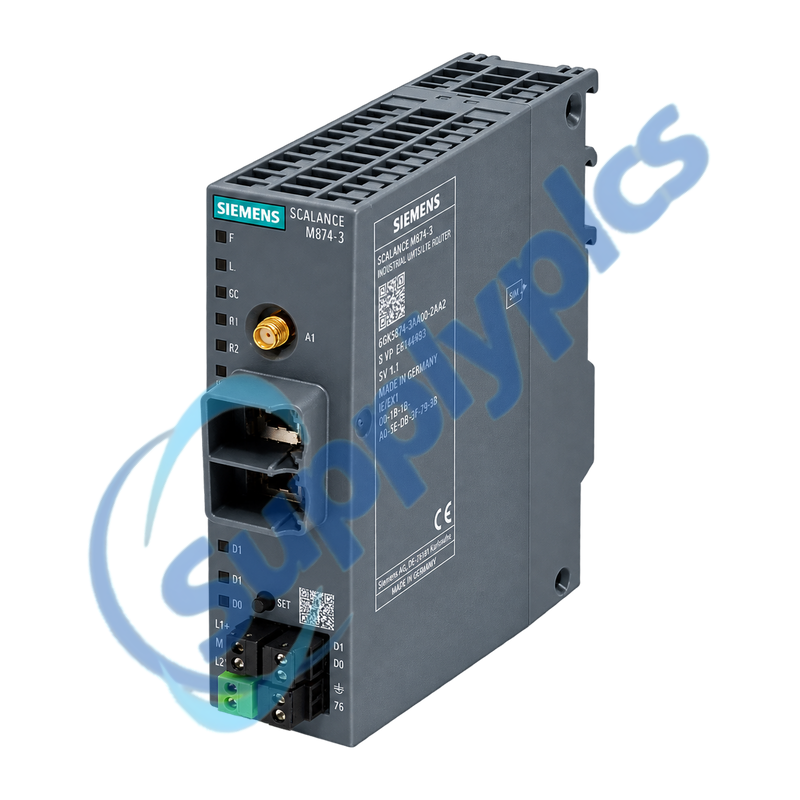 Siemens 6GK5874-3AA00-2AA2 SCALANCE M874-3 Industrial Router