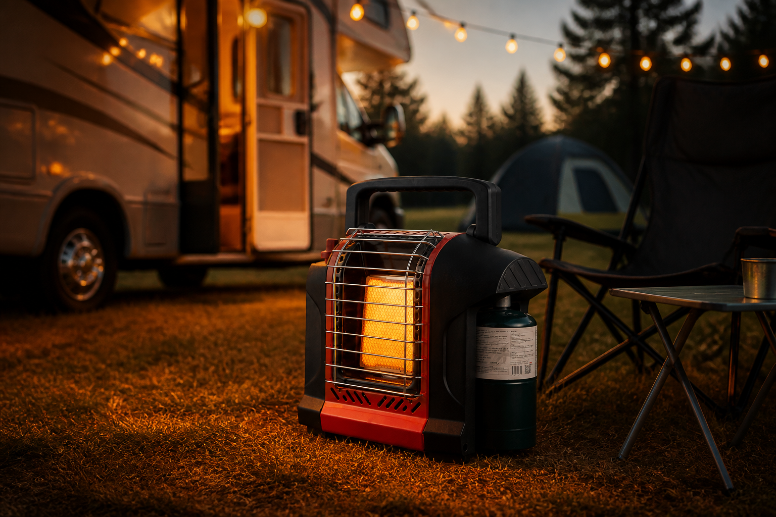 LQ-9B camping RV scene