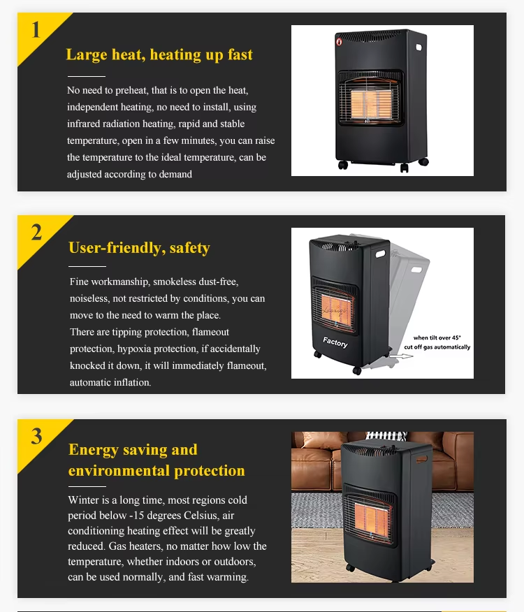 Energy-Efficient Gas Room Heater for Home & Office supplier