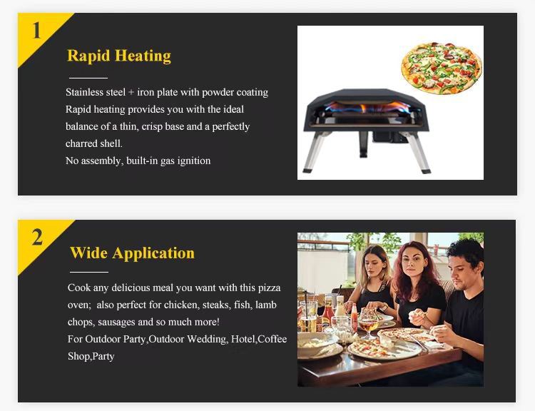 Gas Pizza Oven – Professional Perfect for Home Chefs & Commercial Use manufacture