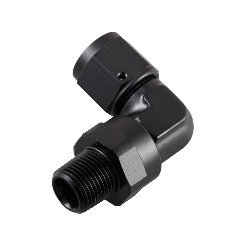 raccord femelle AN vers mâle NPT 90°