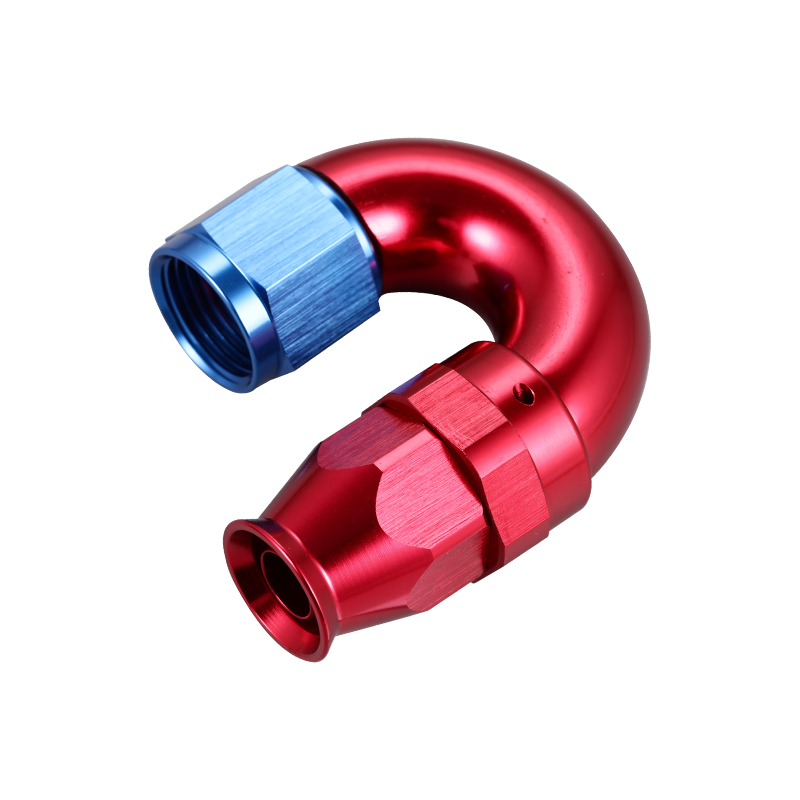 embouts de flexible PTFE à débit total 180°