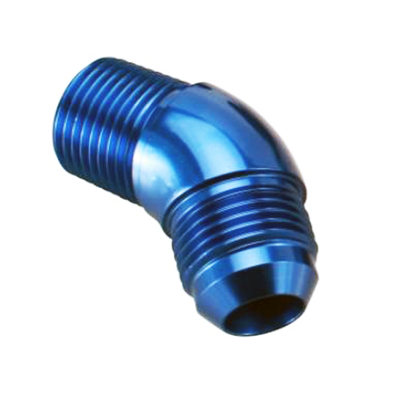 adapteur 45° mâle NPT vers AN à flux total