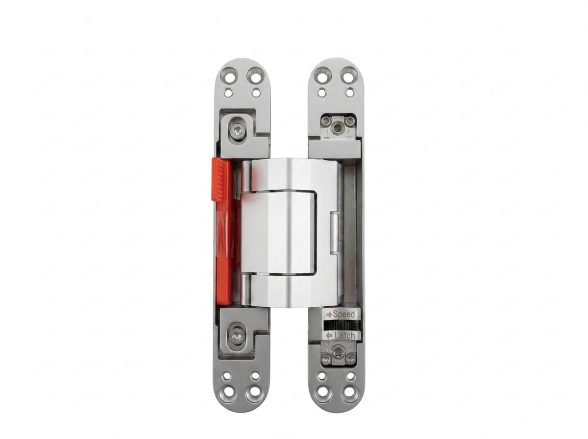 How to install conceal hinge  in door?