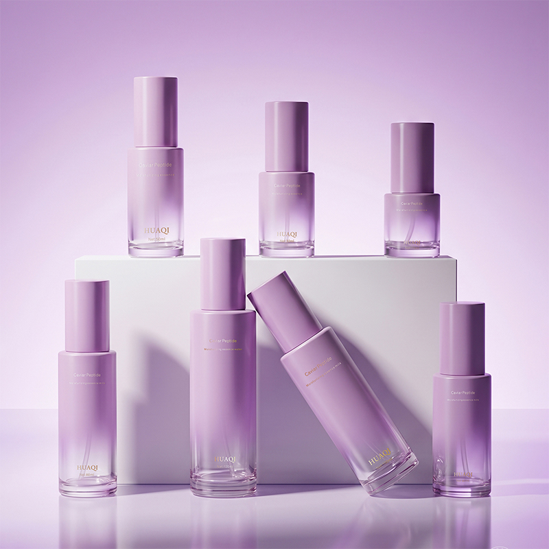 Empty Skincare Container Cosmetic Glass Packaging