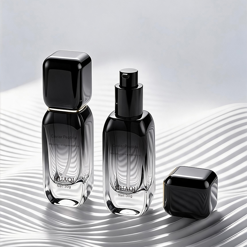 30ml Premium Luxury Glass Foundation Bottle for Elegant Makeup Packaging