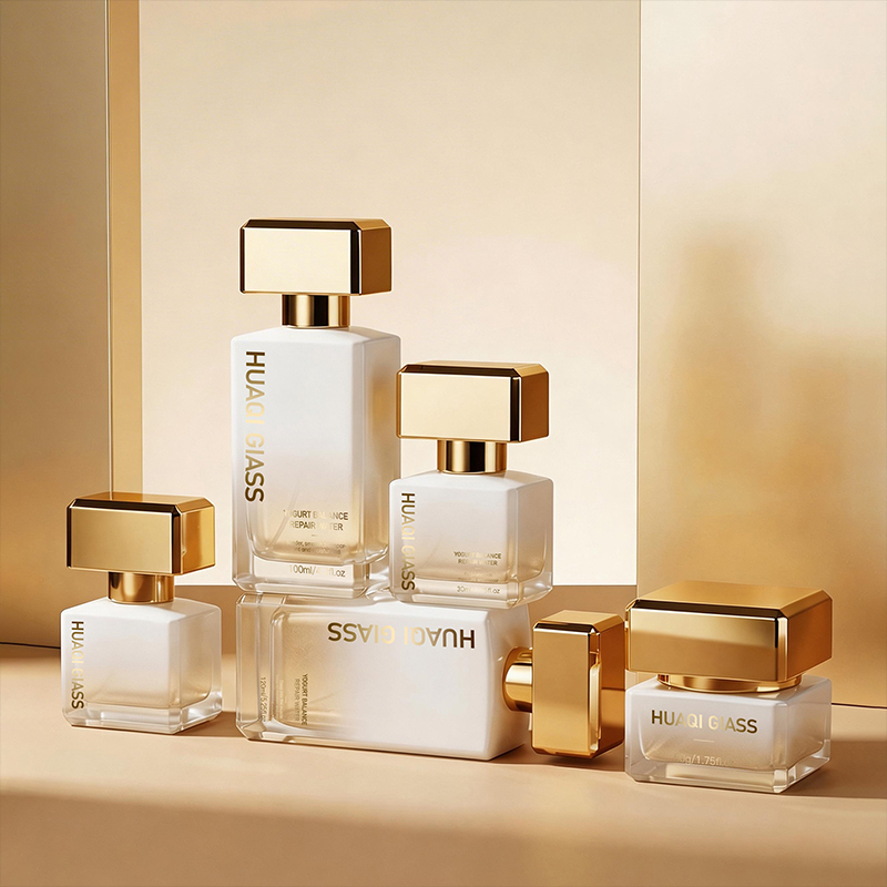 New Design Glass Cosmetic Containers Cream 