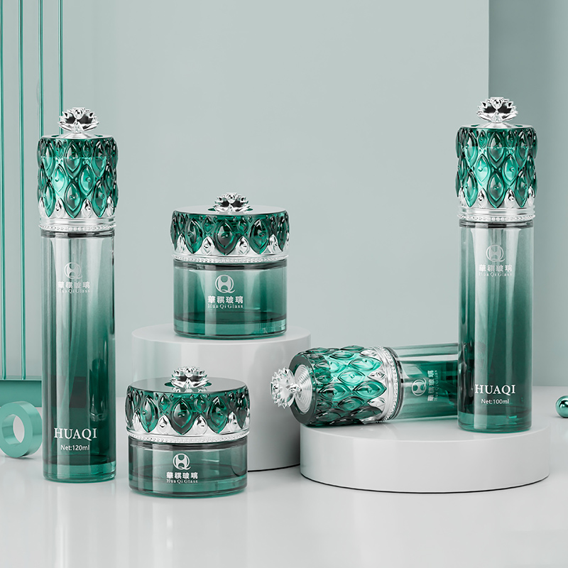 Luxury Glass Cosmetic Bottles