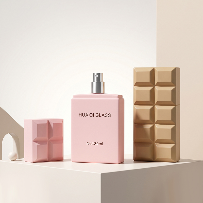Perfume Glass Bottle Custom Shape Printing Logo Fragrance Packaging Bottle