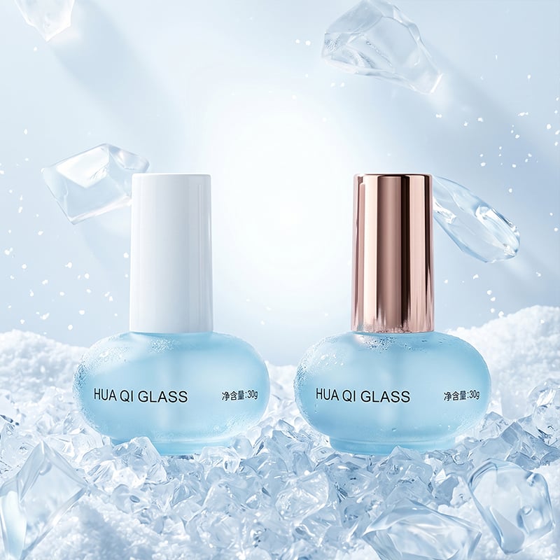 30ml Premium Luxury Glass Foundation Bottle for Elegant Makeup Packaging